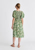 Puff Sleeve Twist Dress